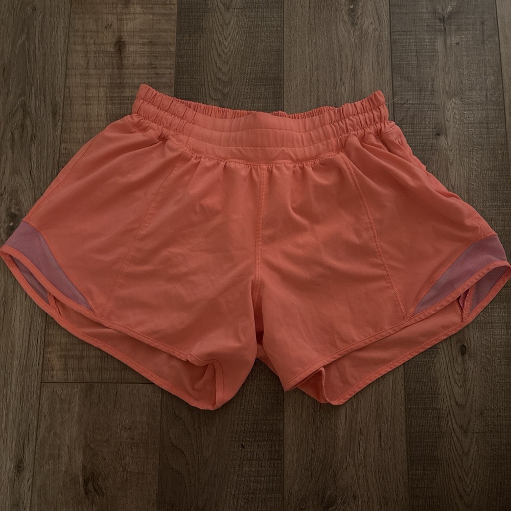 Lululemon Athletica Coral Athletic Shorts